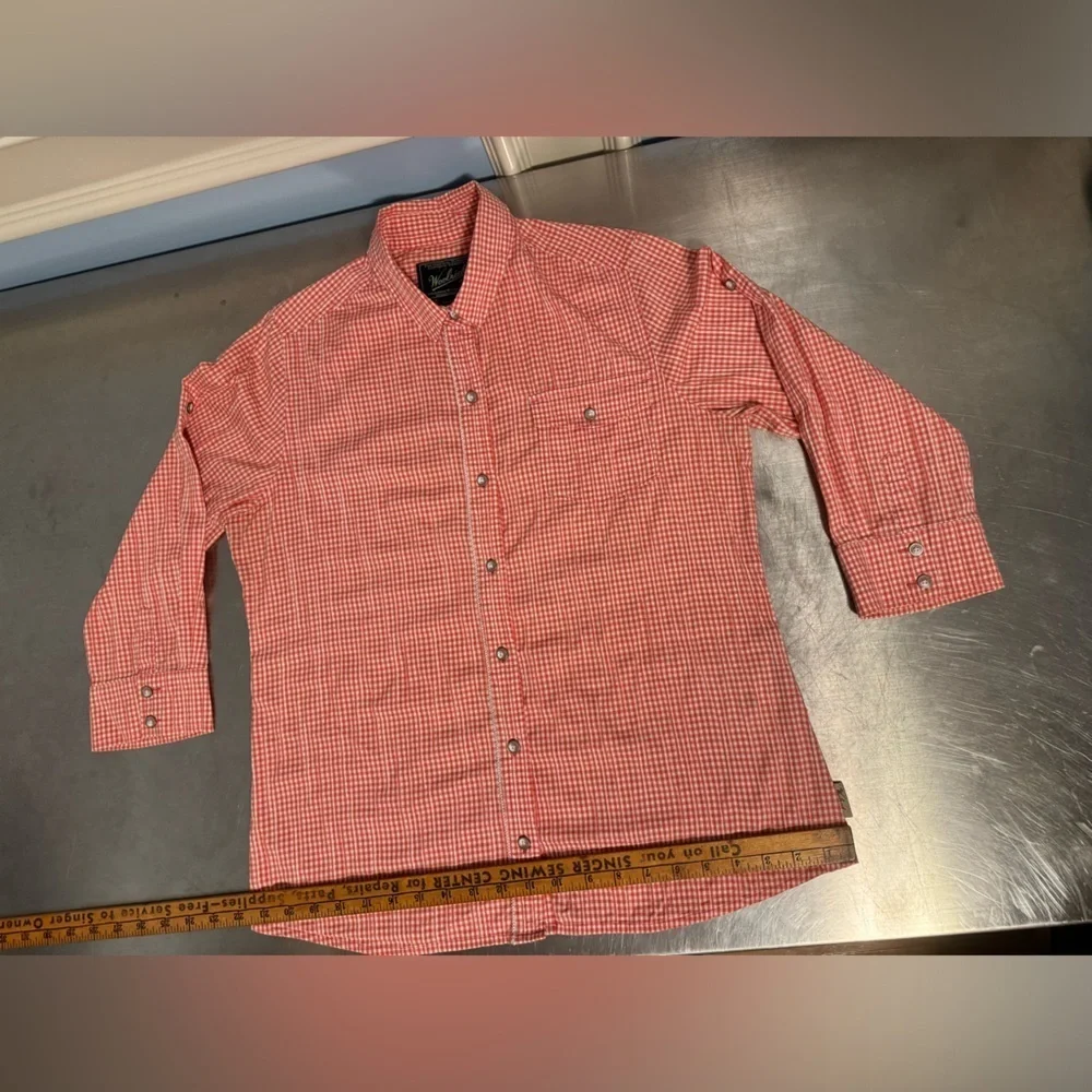 Woolrich - gingham button down shirt - Picture 7 of 13